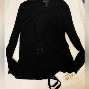 INC long sleeve black shirt